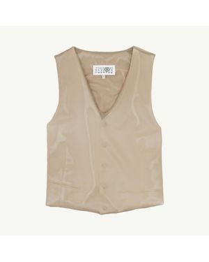 MM6 by Maison Margiela Waistcoat - Natural