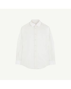 MM6 by Maison Margiela Cotton Poplin Shirt - White