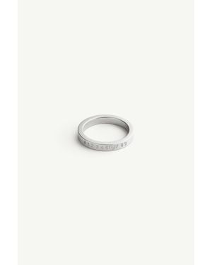 MM6 by Maison Margiela Numeric Minimal Signature Ring - Multicolour