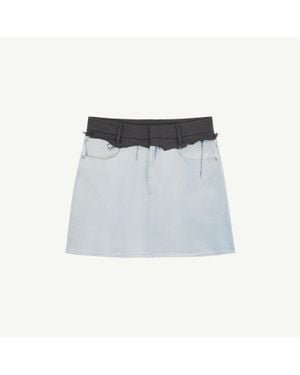 MM6 by Maison Margiela Denim Mini Skirt - Blue