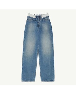 MM6 by Maison Margiela Straight-Leg Jeans - Blue