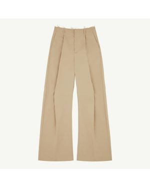 MM6 by Maison Margiela Tailored Trousers - Natural