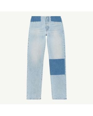 MM6 by Maison Margiela Patchwork Jeans - Blue
