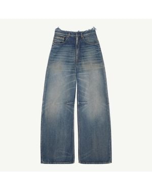 MM6 by Maison Margiela Wide-Leg Jeans - Blue