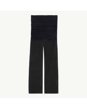 MM6 by Maison Margiela Jeans With Overlay - Blue
