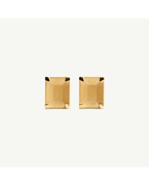 MM6 by Maison Margiela Unexisting Stone Earring - Metallic