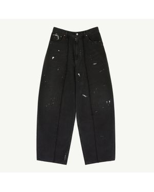MM6 by Maison Margiela Wide-Leg Jeans - Black