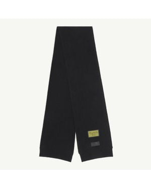 MM6 by Maison Margiela Wool-Blend Scarf - Black