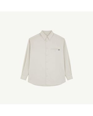 MM6 by Maison Margiela Cotton Twill Shirt - White