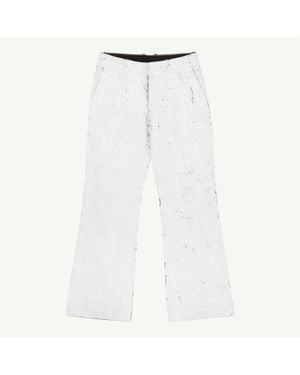 MM6 by Maison Martin Margiela Painted Pants - White