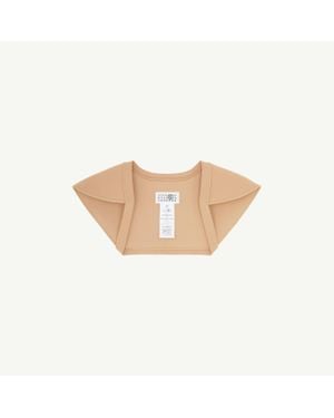 MM6 by Maison Margiela Lycra Jersey Bolero - Natural