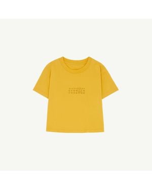 MM6 by Maison Margiela Cropped T-Shirt - Yellow
