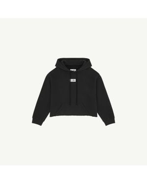 MM6 by Maison Margiela Hooded Sweatshirt - Black