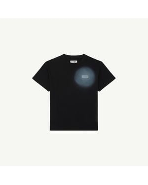 MM6 by Maison Margiela Spray Print T-Shirt - Black