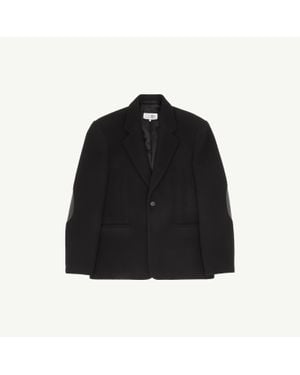 MM6 by Maison Margiela Wool Blend Blazer - Black