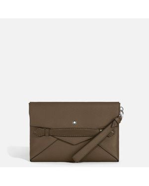 Montblanc Envelope Clutch - Brown