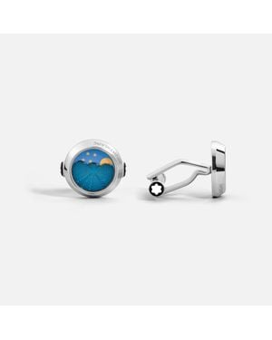Montblanc Cufflinks Moonphase Movement - Cufflinks - Blue