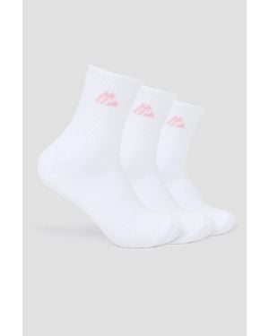 MONTIREX Multi Crew Sock 3 Pack - White