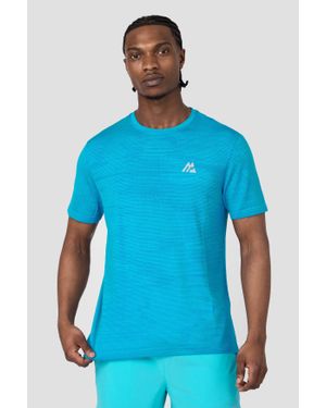 MONTIREX Glitch Seamless T-Shirt - Blue
