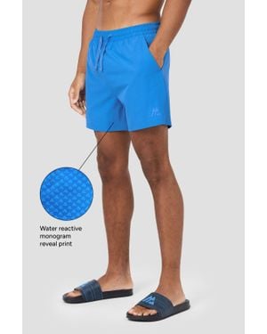 MONTIREX Monogram Swim Short - Blue