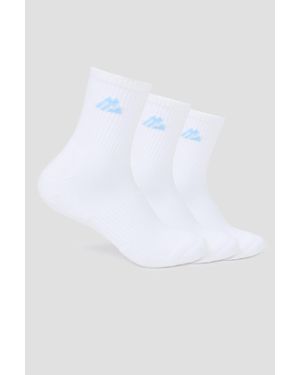 MONTIREX Multi Crew Sock 3 Pack - White