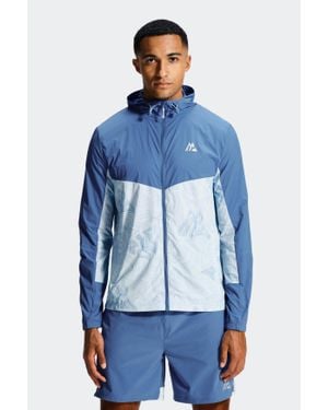 MONTIREX Geo M Print Windbreaker - Blue