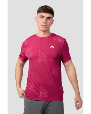 MONTIREX Geo M Print T-Shirt - Red