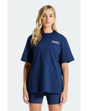 MONTIREX Track Graphic T-Shirt - Blue