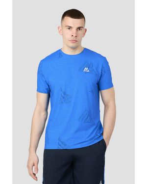 MONTIREX Geo M Print T-Shirt - Blue