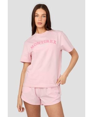 MONTIREX Athleisure Club T-Shirt - Pink