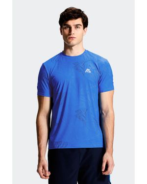 MONTIREX Geo M Print T-Shirt - Blue
