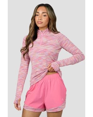 MONTIREX Trail 1/4 Zip - Pink