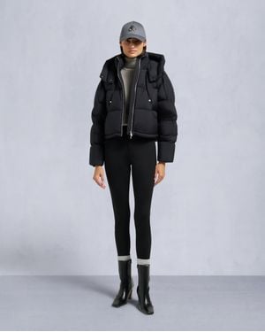Moose Knuckles Akai Kurzer Puffer Für Damen - Schwarz
