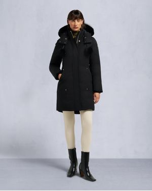 Moose Knuckles Stirling Parka Mit Shearling - Schwarz