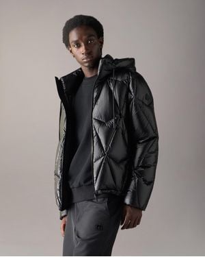 Moose Knuckles Iceberg Quilt Dauenjacke - Schwarz