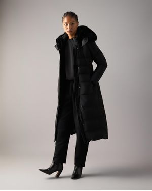 Moose Knuckles Jocada Langer Daunenparka Für Damen - Schwarz