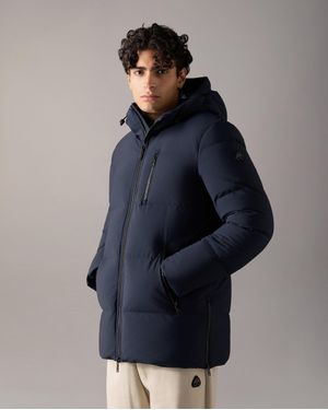 Moose Knuckles Soho 3Q Daunenjacke - Blau