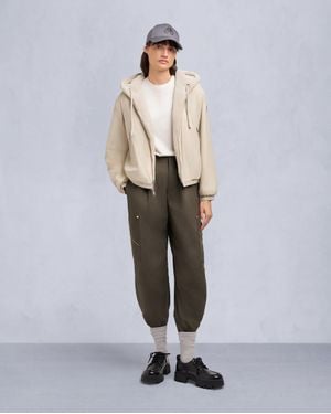 Moose Knuckles Wendbarer Eaton Bunny Hoodie Für Damen - Weiß