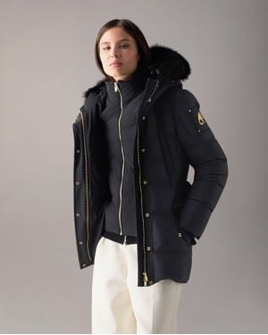 Moose Knuckles Gilded 3Q Daunenjacke Für Damen - Blau
