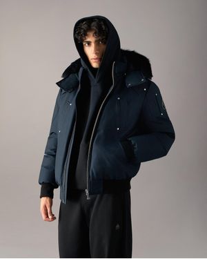 Moose Knuckles Original Ballistic Daunen - Blau