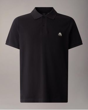 Moose Knuckles Everett Poloshirt - Schwarz