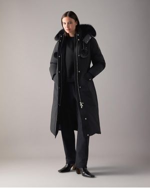 Moose Knuckles Original Stirling Langer Daunenparka - Schwarz