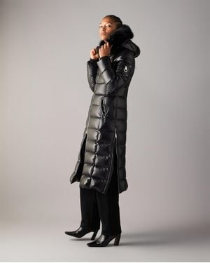 Moose Knuckles Celestia Langer Daunenparka Für Damen - Schwarz