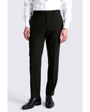 Moss Tailored Fit Dress Trousers - Black