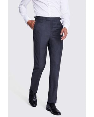 Barberis Italian Tailored Fit Morningwear Trousers - Blue