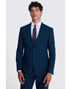 DKNY Slim Fit Twill Suit Jacket in Blue for Men Lyst UK