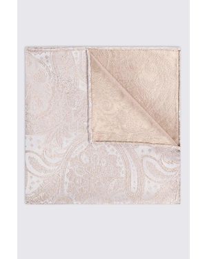 Wedding paisley Champagne Pocket Square - Pink