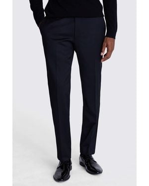 DKNY Slim Fit Dress Trousers - Blue
