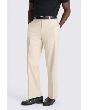 Moss Relaxed Fit Light Camel Trousers - Black