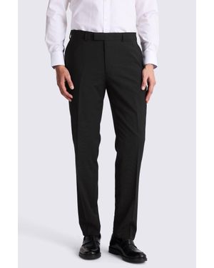 Moss Regular Fit Stretch Trousers - Black